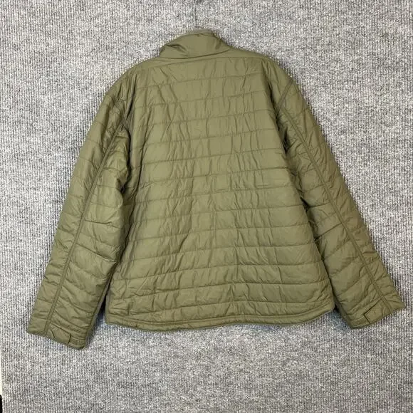 Carhartt Mens Gilliam Rain Defender Jacket Size Large Green Insulated Zip Up - Picture 4 of 9